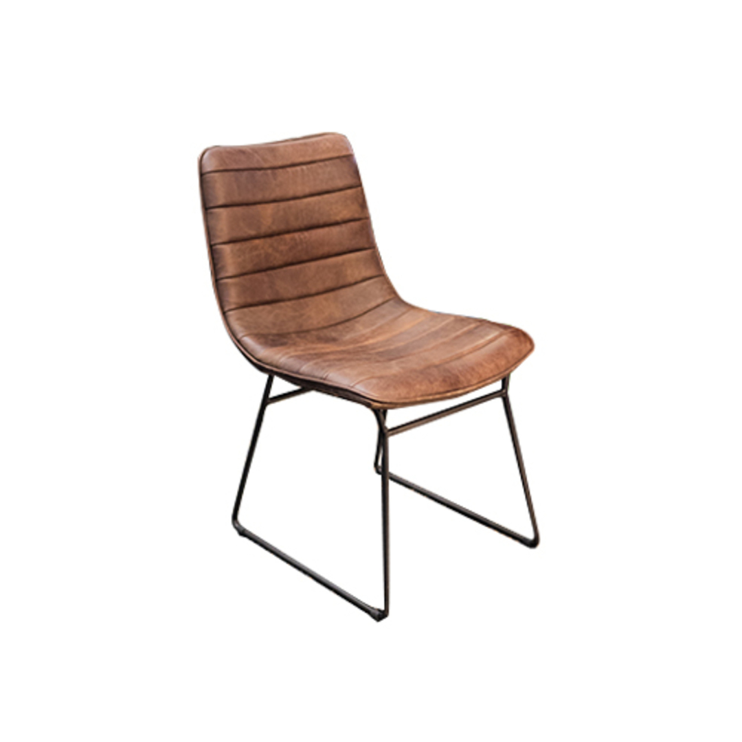 Oak Dining Table 220cm + 5 Amalfi Leather Dining Chair + Oak Bench Set image 5